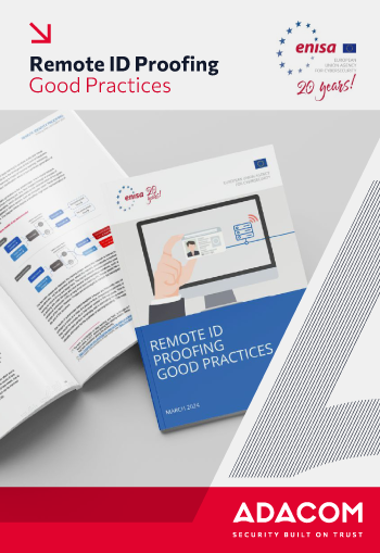 ADACOM Experts Contribute to ENISA's Report on Remote Identity Proofing image