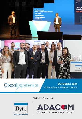 ADACOM and BYTE as Platinum Sponsors at Cisco Experience image