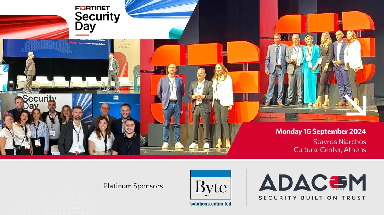 ADACOM and BYTE Shine as Platinum Sponsors at Fortinet Security Day main image