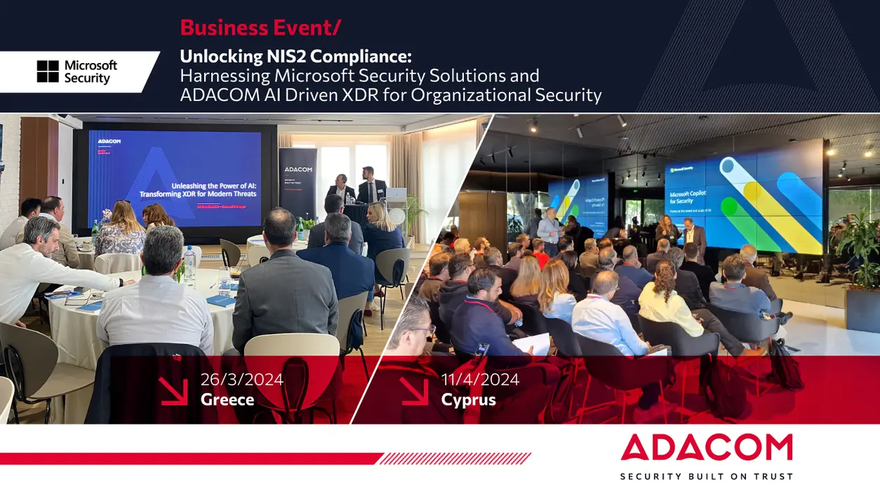 Unlocking NIS2 Compliance: Microsoft Security Solutions and ADACOM AI Driven XDR main image