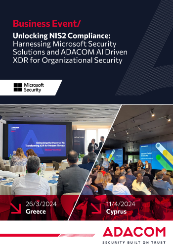 Unlocking NIS2 Compliance: Microsoft Security Solutions and ADACOM AI Driven XDR image